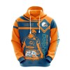 Miami Dolphins Nfl Fan Gift - Custom All Over Print Zip Hoodie With 3D Graphic Design
