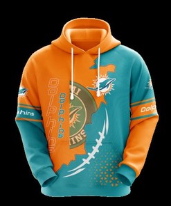 Miami Dolphins Nfl Fan Gift - Custom All Over Print Zip-Up Hoodie With 3D Graphic Design