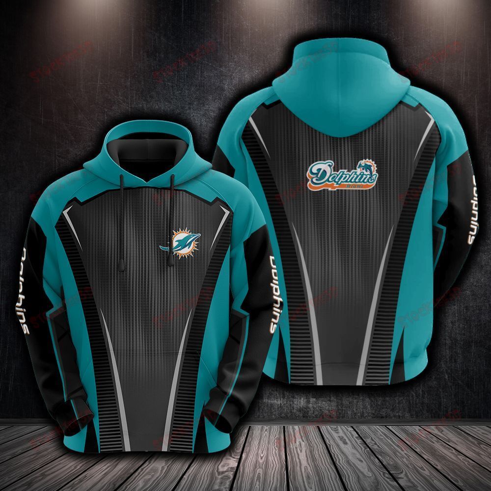 Miami Dolphins Nfl Fan Gift - Custom All Over Print Zip-Up Hoodie With Unique 3D Graphic