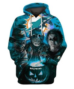 Miami Dolphins Nfl Football All Over Print 3D Hoodie - Show Your Passion For The Game