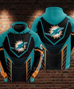 Miami Dolphins Nfl Gift For Fans - Custom All Over Print Zip-Up Hoodie With Unique 3D Print