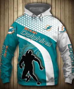 Miami Dolphins Nfl Gifts For Fans - Custom All Over Print Zip-Up Hoodie With Unique 3D Graphic