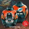 Miami Dolphins Nfl Hoodie Bandana Skull Limited Edition With Custom All Over Print Design
