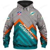 Miami Dolphins Nfl Rugby Team 3D All Over Print Hoodie, Zip-Up Style With Customization Option