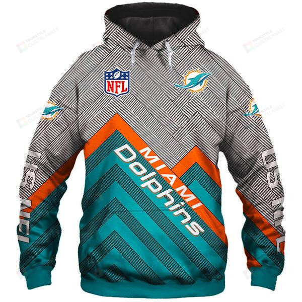 Miami Dolphins Nfl Rugby Team 3D All Over Print Hoodie, Zip-Up Style With Customization Option
