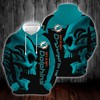 Miami Dolphins Nfl Skull Custom Full Over Print 3D Hoodie - Make It Your Own 