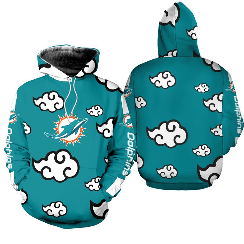 Miami Dolphins Ninja Cloud Limited Edition All Over Print 3D Hoodie