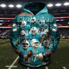 Miami Dolphins Official Hoodie With Customization Option - Ideal Gift For Fans