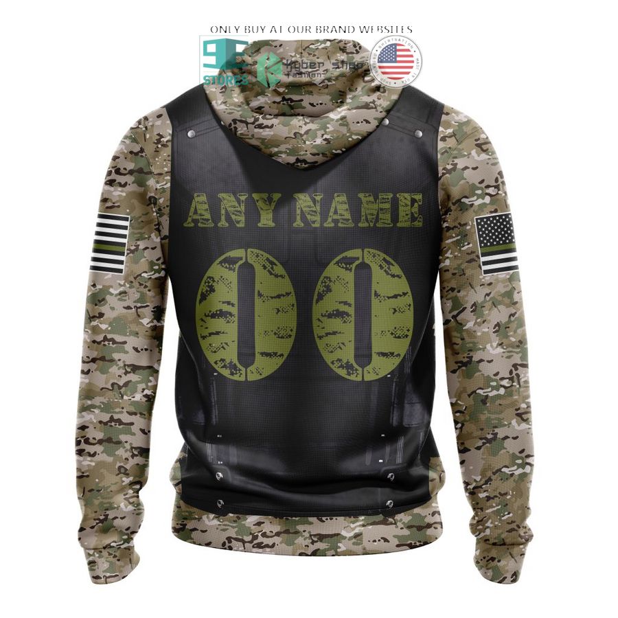 Miami Dolphins Skull Punisher Veteran Camo 3D Hoodie For Patriotic Fans