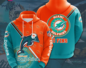 Miami Dolphins Unisex 3D Hoodie Zip Up - Perfect Gift For Fans