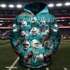 Miami Dolphins Unisex All Over Print 3D Hoodie For All Teams