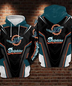 Miami Dolphins Unisex All Over Print 3D Hoodie, Zip-Up Hoodie Gift For Fans