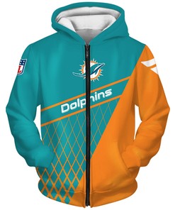 Miami Dolphins Zip Hoodie Gift For Fan - A Perfect Gift For Any Fan