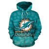 Miami Dolphins Zip Up 3D All Over Print Hoodie - The Ultimate Fan Gear 