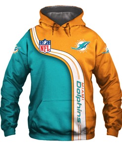 Miami Dolphins Zip Up Hoodie 3D Highway Letter - Perfect Gift For Fans