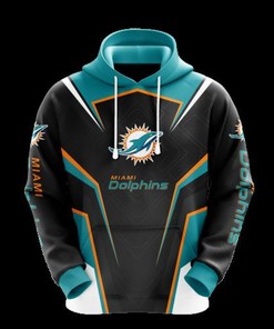 Miami Dolphins Zip-Up Hoodie For Fan - Stay Stylish And Comfortable At Games