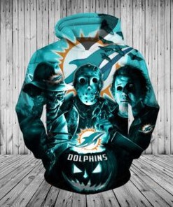 Miami Dolphins Zip-Up Hoodie - Perfect For Fans To Show Their Fandom