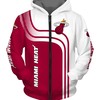 Miami Heat Custom All Over Print 3D Hoodie-Zip Hoodie For Fans