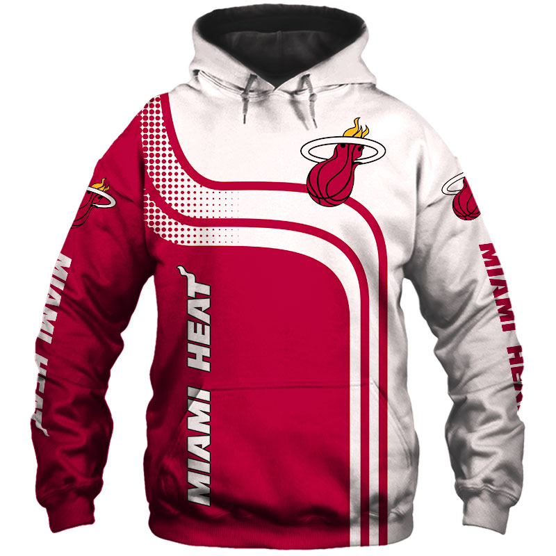 Miami Heat Custom All Over Print 3D Hoodie-Zip Hoodie For Fans