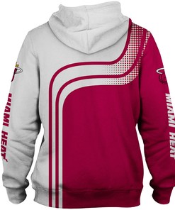 Miami Heat Custom All Over Print 3D Hoodie-Zip Hoodie For Fans