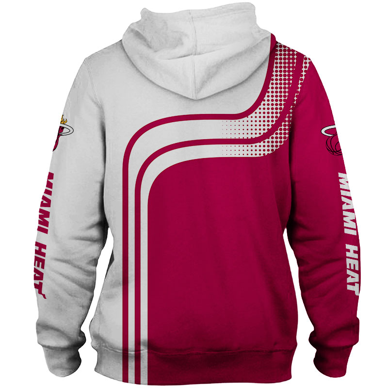 Miami Heat Custom All Over Print 3D Hoodie-Zip Hoodie For Fans