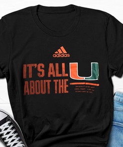 Miami Hurricanes Amplifier It's All About The UM T-Shirt Fan Gift