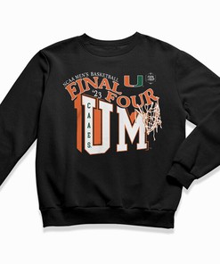 Miami Hurricanes Fanatics Branded 2023 March Madness NCAA Final Four T-Shirt Fan Gift