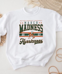 Miami Hurricanes Fanatics Branded 2023 NCAA Basketball Tournament T-Shirt Fan Gift