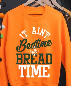 Miami Hurricanes It Ain't Bedtime It's Bread Time T-Shirt Fan Gift