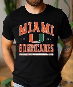 Miami Hurricanes NCAA Est 1925 Vintage Style Shirt Fan Gift