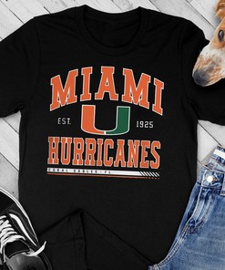 Miami Hurricanes NCAA Est 1925 Vintage Style Shirt Fan Gift
