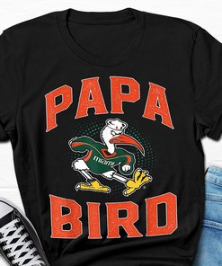 Miami Hurricanes Papa Bird Mascot Hoodie Sweatshirt Fan Gift