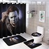 Michael Horror Myers Print Shower CurtainScary Bathroom Decor for Horror Fans