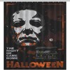 Michael Myers Halloween Heat Transfer Fun Pattern Shower Curtain For Bathtub - Spooky Bathroom Decor