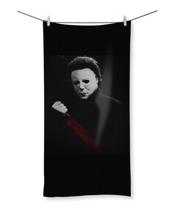 Michael Myers Halloween Movie Lover Bathroom Towel for a Scary Bath Time 