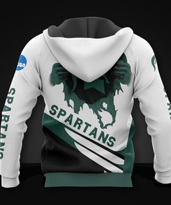 Michigan State Spartans All Over Print 3D Hoodie-Zip Hoodie For Fans