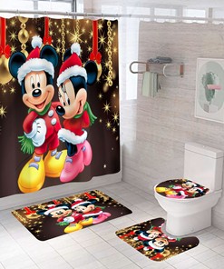 Mickey Mouse Bathroom Shower Curtain for a Nostalgic Bathroom Dcor