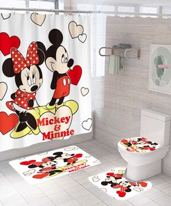 Mickey Mouse Bathroom Shower Curtain for a Nostalgic Bathroom Dcor