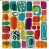 Mid-Century Modern Geometric Shower Curtain For Vintage-Inspired Bathrooms