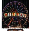 Midway Ferris Wheel Printed Bathroom Tub Set With Waterproof Fabric Shower Curtain