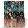 Mildew-Proof Geometric Simple Waterproof Shower Cloth