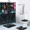 Miles Morales Spider-Man Bathroom Shower Curtain Gift for Marvel Comics Fans