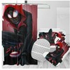 Miles Morales Spider-man Bathroom Shower Curtain Set for Modern Design