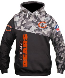 Military Themed Carolina Panthers All Over Print 3D Hoodie - New Season Collection