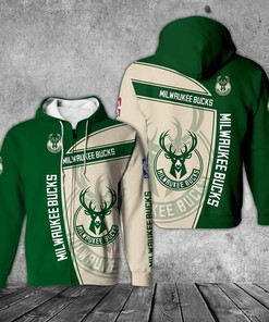 Milwaukee Bucks 3D Basketball Hoodie - Perfect For Fans
