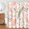 Minimalist Bohemian Abstract Shower Curtain For Bathroom Decor