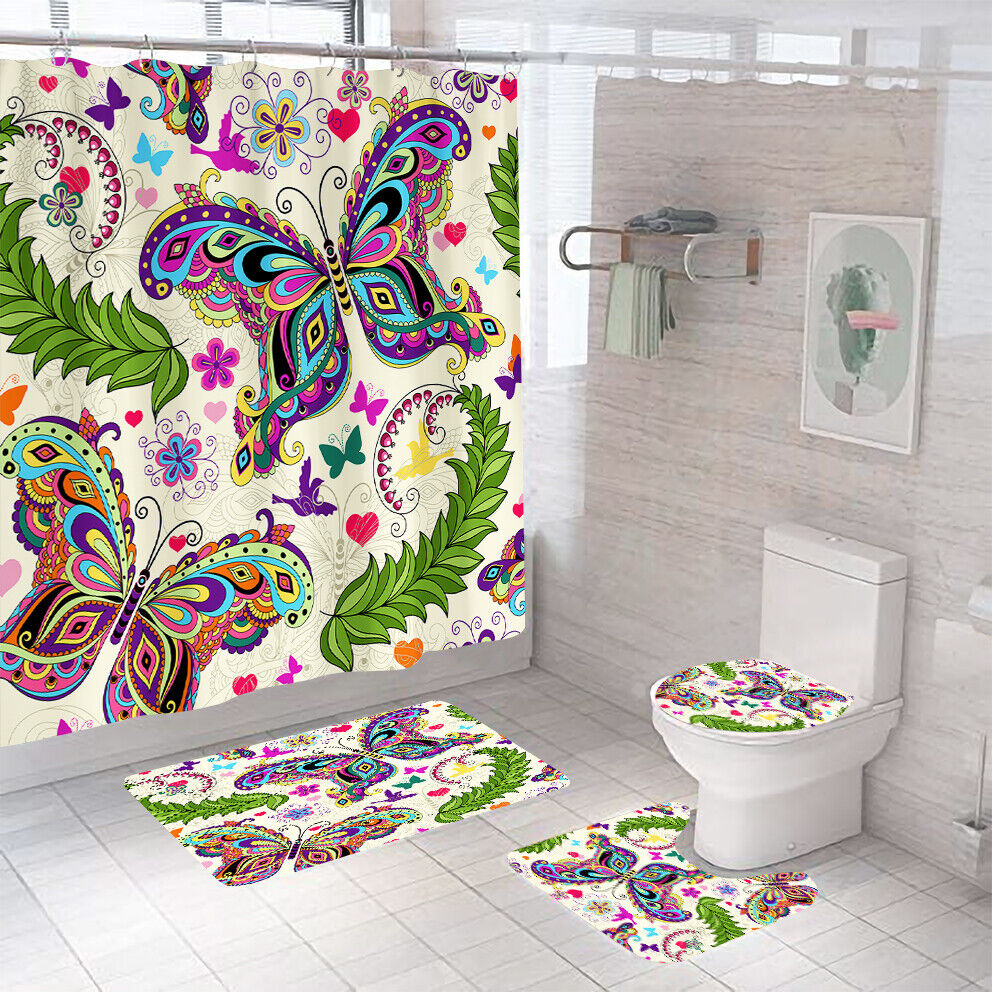 Minimalist Butterfly Shower Curtain - Simple And Elegant Bathroom Decor