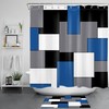 Minimalist Geometric Shower Curtain With Bold Design