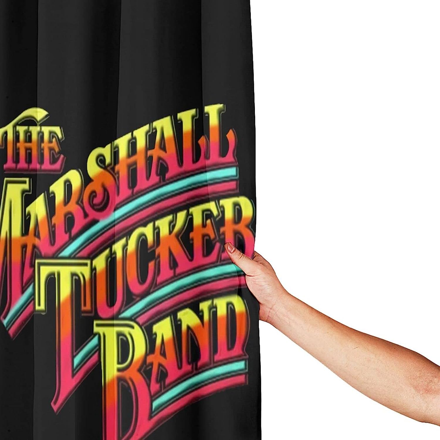 Minimalistic Shower Curtain with Durable Fabric by Tucker Marshalls
