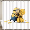 Minions Custom Shower Curtain, Unique Bathroom Decor with Waterproof Fabric and Fun Design